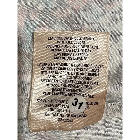 Maeve XS Sleeveless Mixed Floral Patchwork Swing Dress - Picture 15 of 15